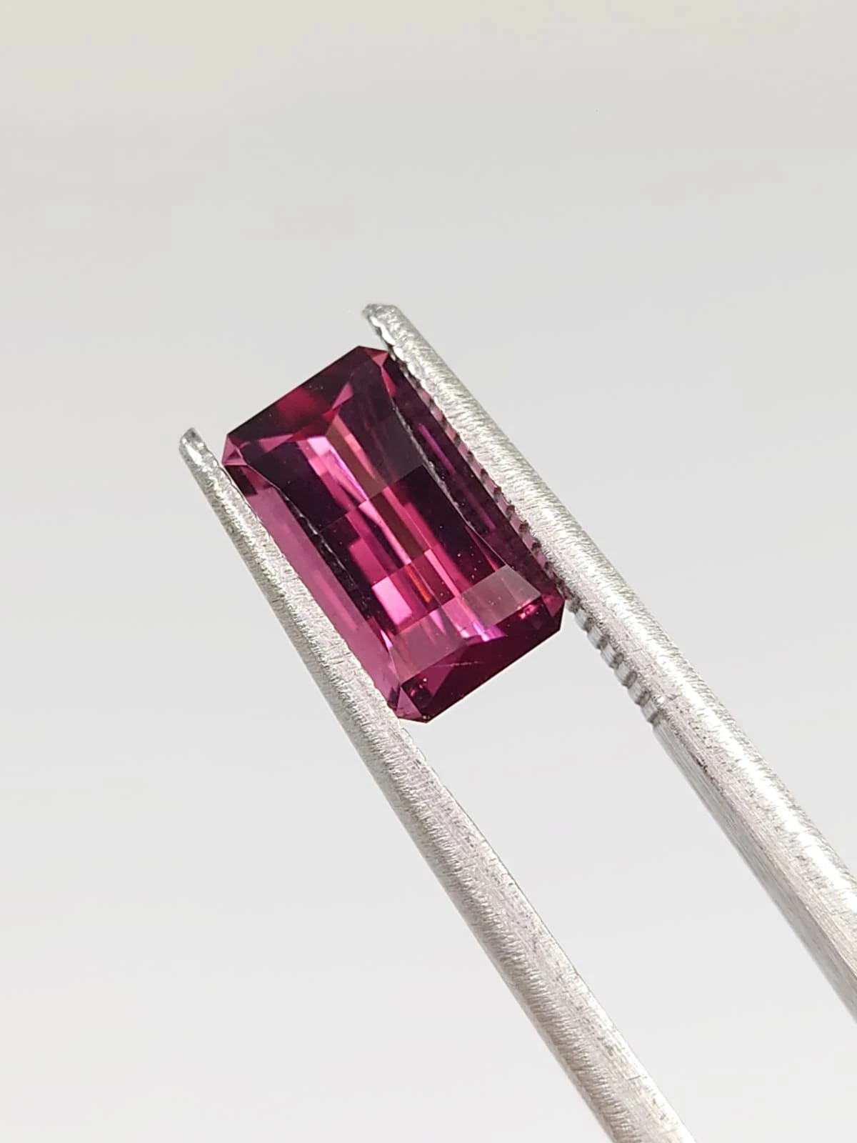 1.58ct Natural Pink Tourmaline in Fancy Pixel Cut from Afghanistan — view 2